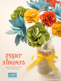 Paper Flowers Stampin' Up! Ad