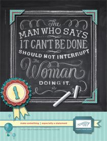 Stampin' Up! Ad Woman