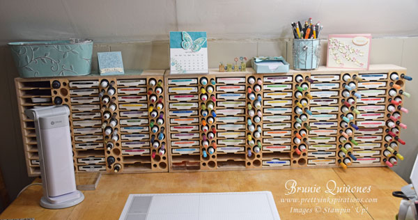 How to build storage for stamp pads