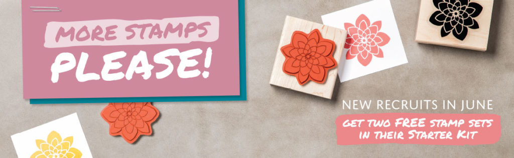free stamps joining Stampin Up! 