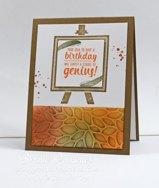 painter's palette birthday card