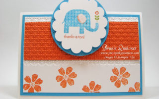 Tent Topper with Patterned Occasions Stamp