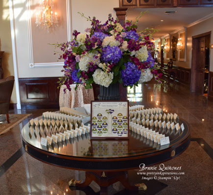 Wedding Table seating chart display