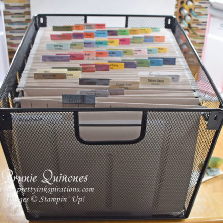 Cardstock Scrap Organization