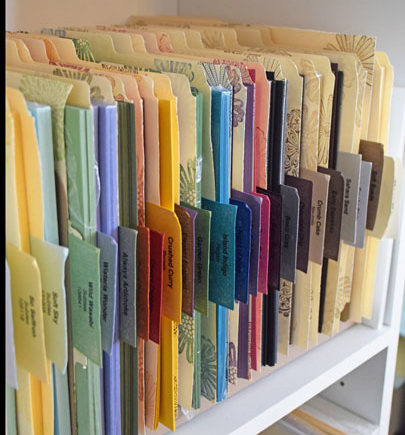 Cardstock Organization