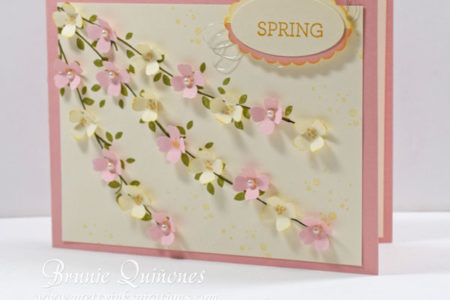 Floral Wings & Crazy For You Spring-Card