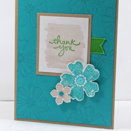 Flower Shop - PPA295-Color-Challenge-&-SSINK-Card-Sketch