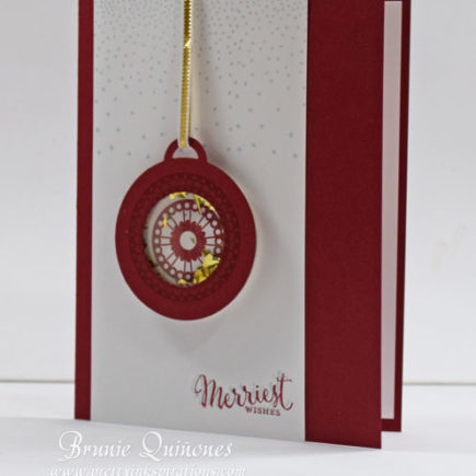 Merriest Wishes Shaker Card