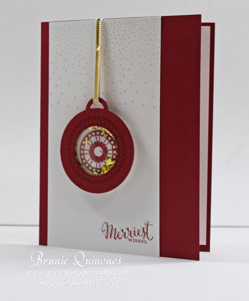 Merriest Wishes Shaker Card