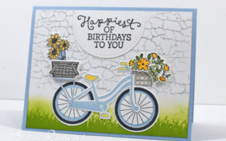 Bike Ride, Crackle Paint, Enjoy Life